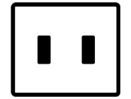 AC Outlet (2-Prong)output icon