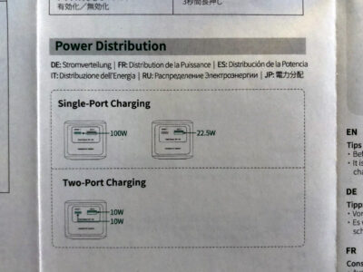 Multi-port output on user manual