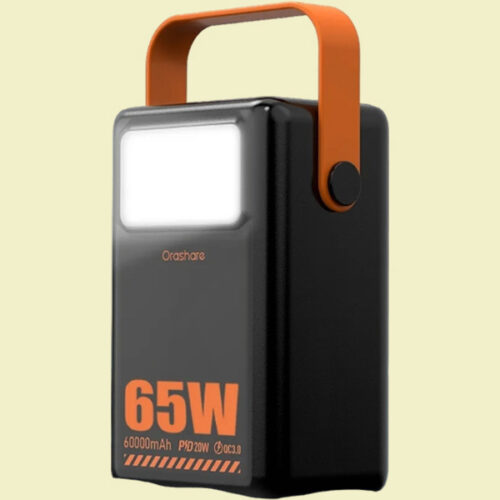device: Orashare 60000mAh Power Bank w/ LED Light