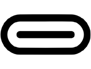 USB-C input icon
